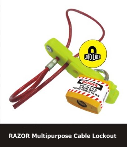 RAZOR MULTIPURPOSE CABLE LOCKOUT